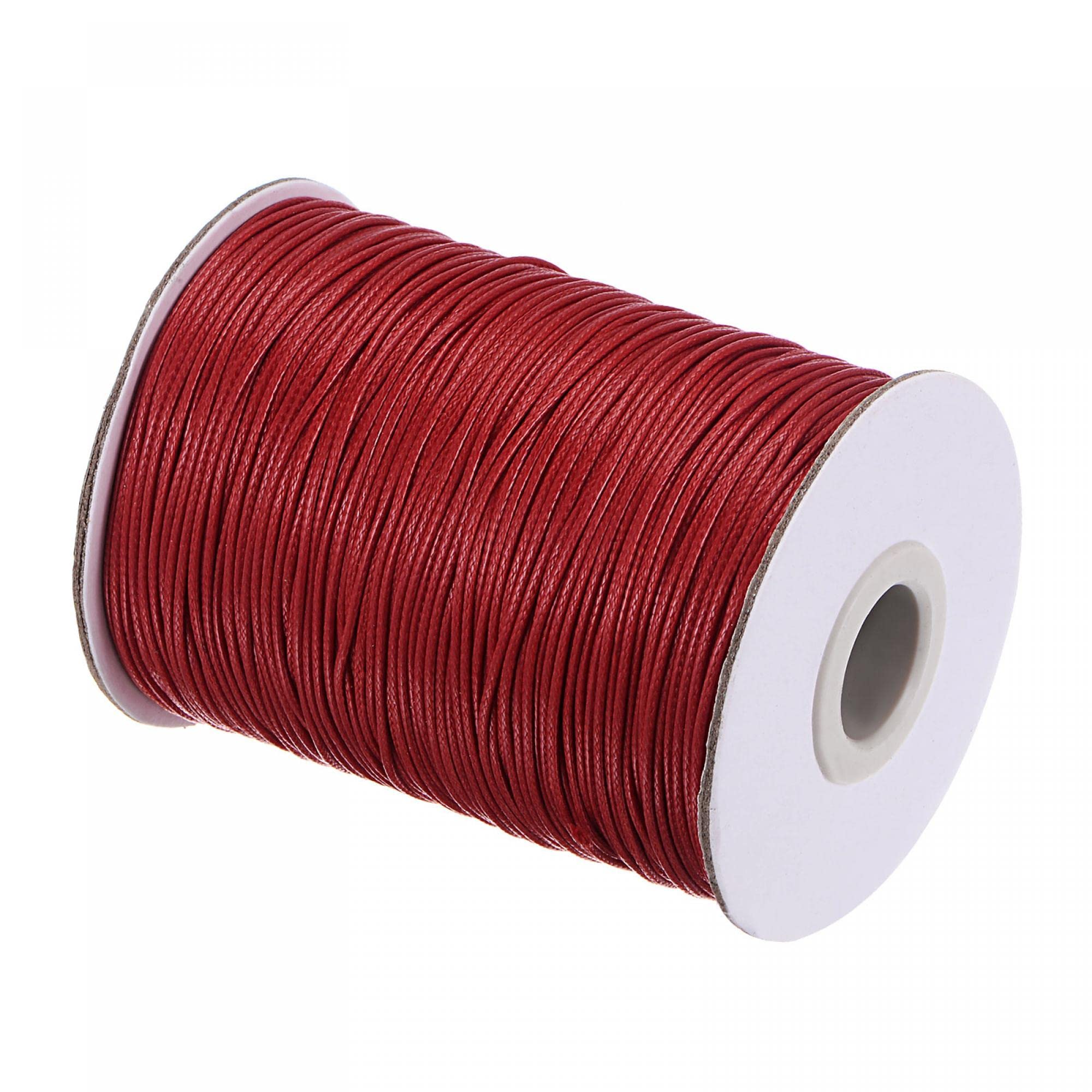 Fil rouge 1mm fabrication bijoux cordon perles pour bracelet artisanal