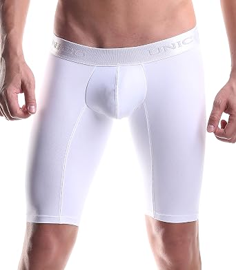 Cristalino Microfiber Boxer Briefs in White by Unico