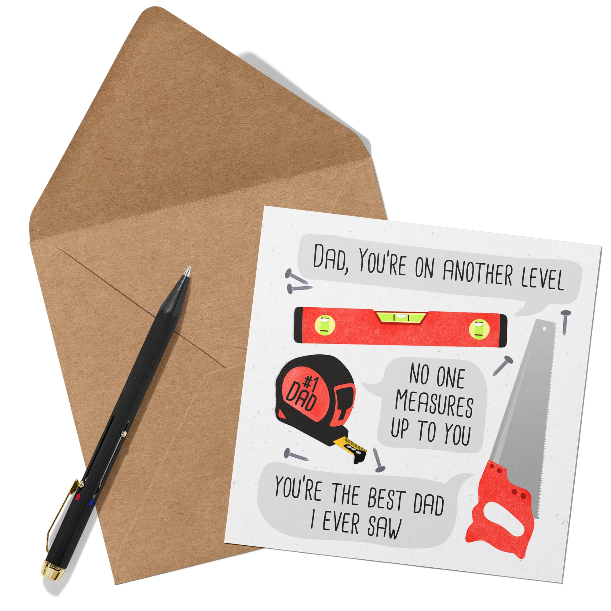 Carte De Fête Des Pères Like Father, Like Son, 15,2 X 20,3 Cm