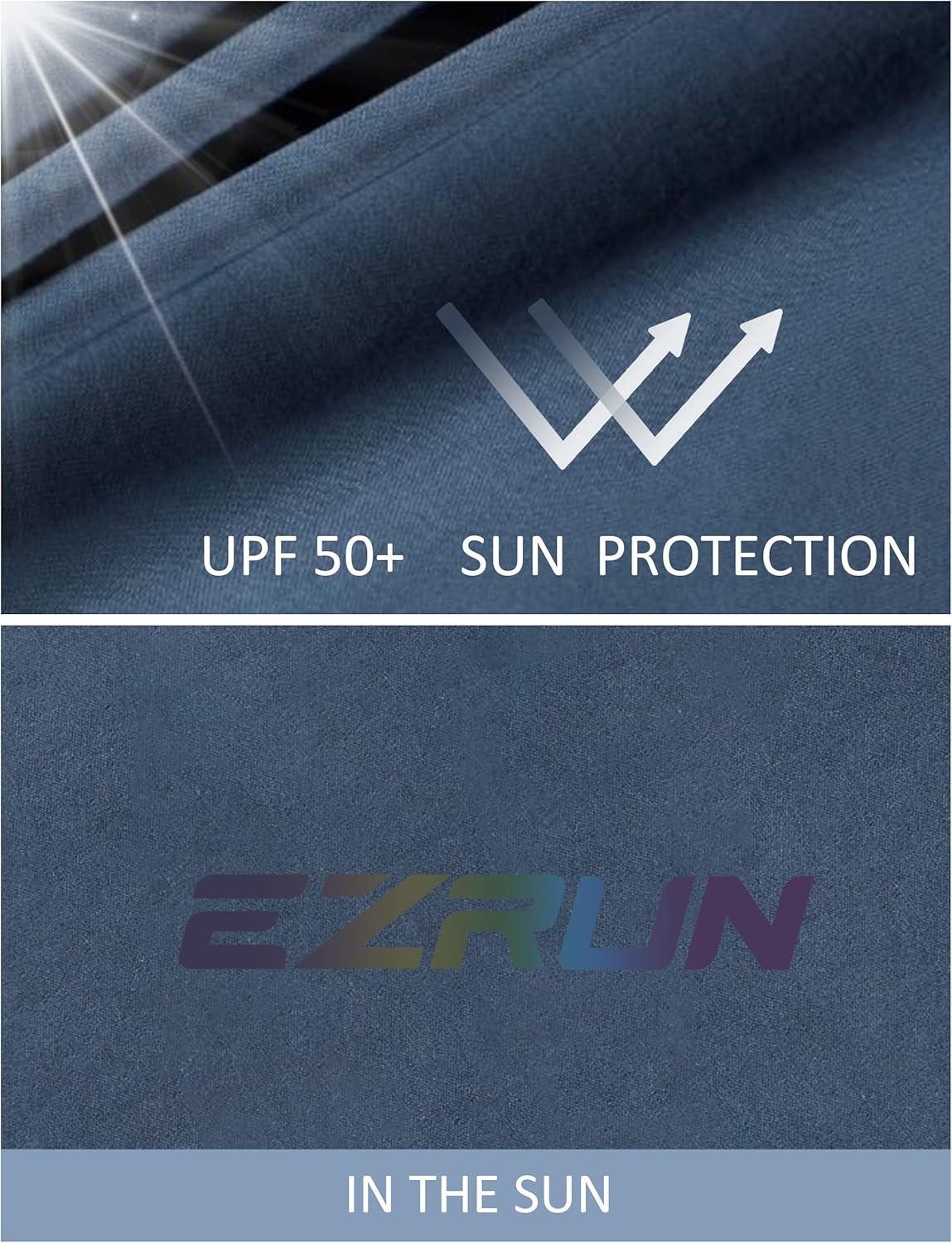 EZRUN Men's Hiking Cargo Shorts Quick Dry Golf Outdoor Work Tactical Shorts with Multi Pocket for Fishing Travel