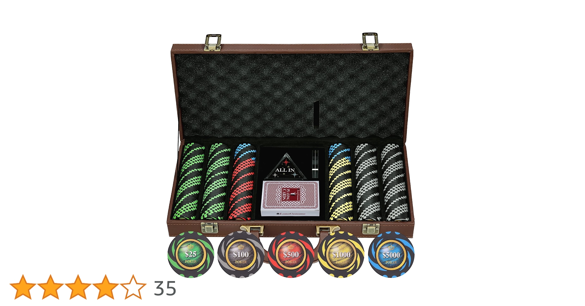 Amazon | 【ロノゲノム】 ポーカーチップ セット クレイ製 300枚