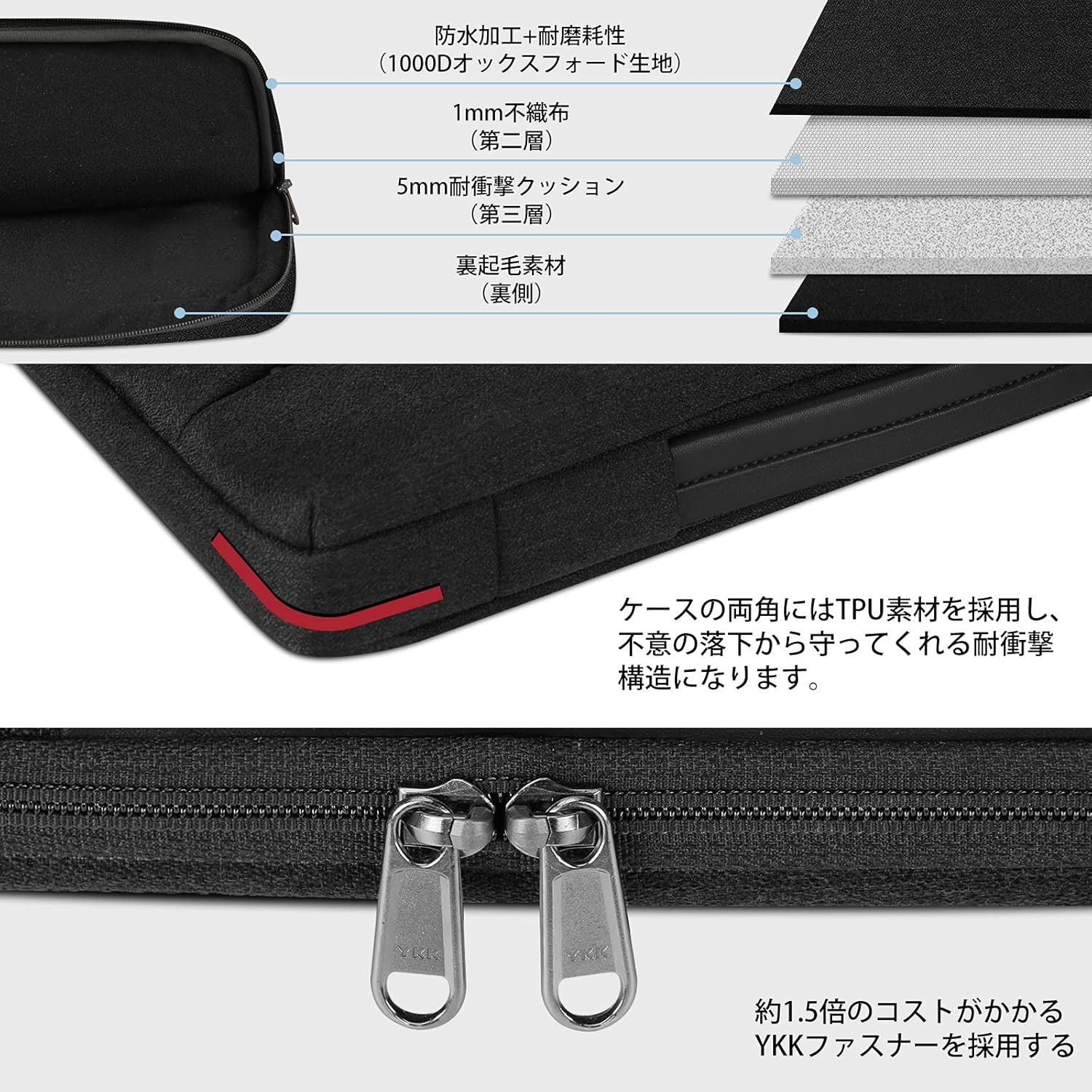 パソコンケース 耐衝撃 ノートパソコンバッグ Pcケース Pc収納カバン 13 3インチ 14インチ グレー 13 3 14インチ 贅沢 パソコンケース 耐衝撃 ノートパソコンバッグ Pcケース Pc収納カバン 13 3インチ 14インチ グレー 13 3 14インチ 贅沢