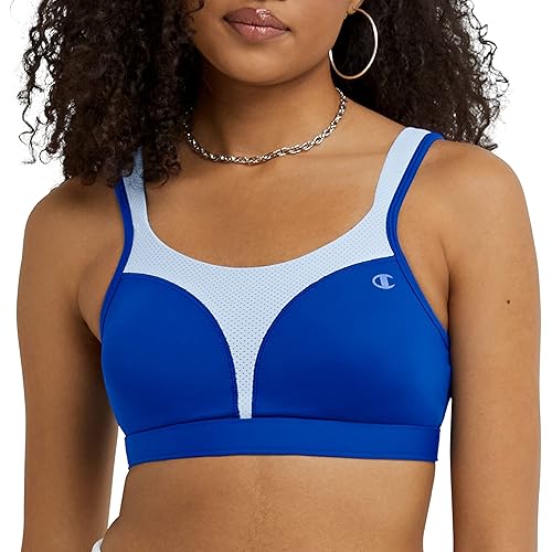 Champion Women's Sports Bra, Spot Comfort, Maximum Support, High-Impact Sports Bra for Women