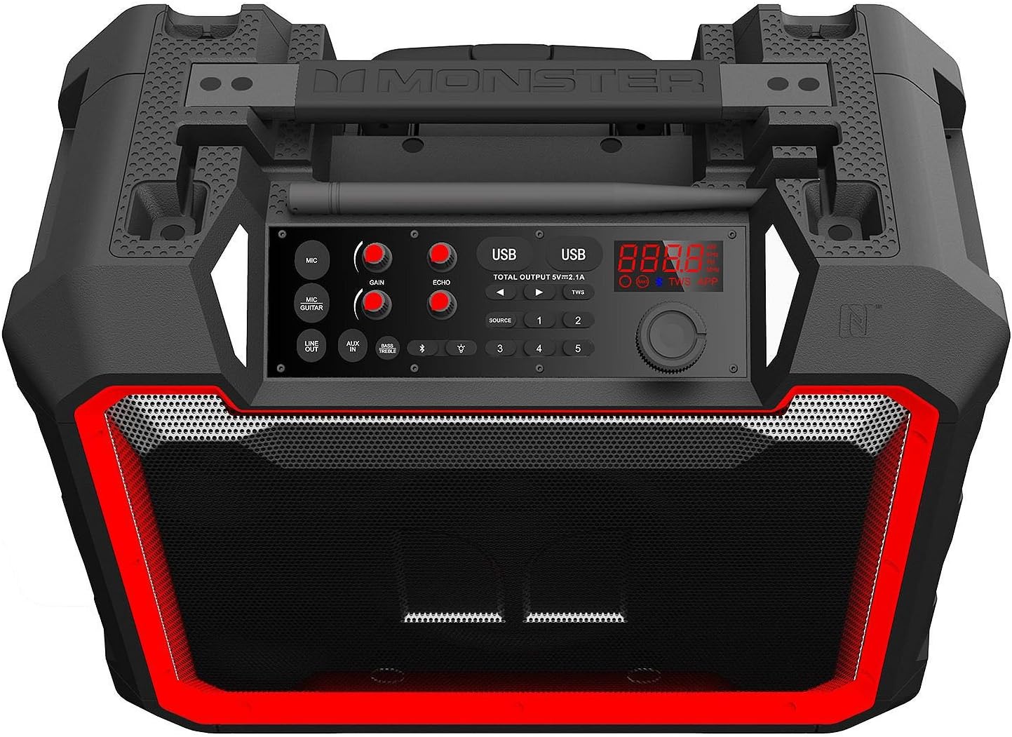Monster Rockin' Roller 4 | Outdoor Bluetooth Wireless Speaker