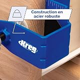 Kreg Precision Mounting Clamps for Drawer Fronts - Sturdy Steel Construction, Non-Slip, Easy to Use - 4