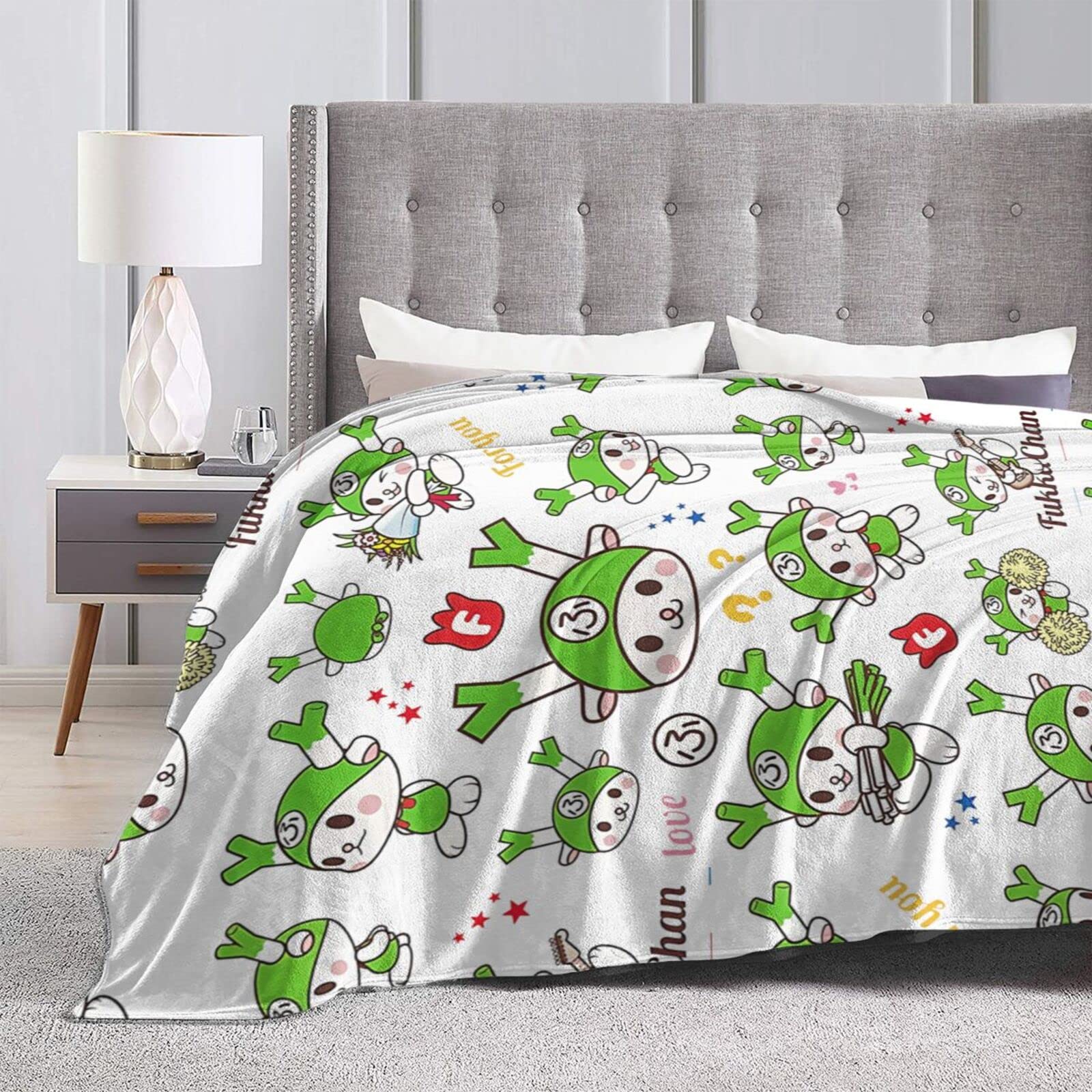 Amazon｜ふっかちゃん オシャレ 毛布 ブランケット 大判 タオルケット