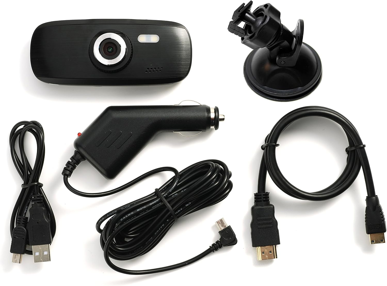 Black Box G1W 320mAh Battery Model Dash Cam - Heat Resistant - Full HD 1080P H.264 2.7" LCD Car DVR Camera Video Recorder with G-Sensor Night Vision Motion Detection WDR 140° Wide Angle 4X Zoom