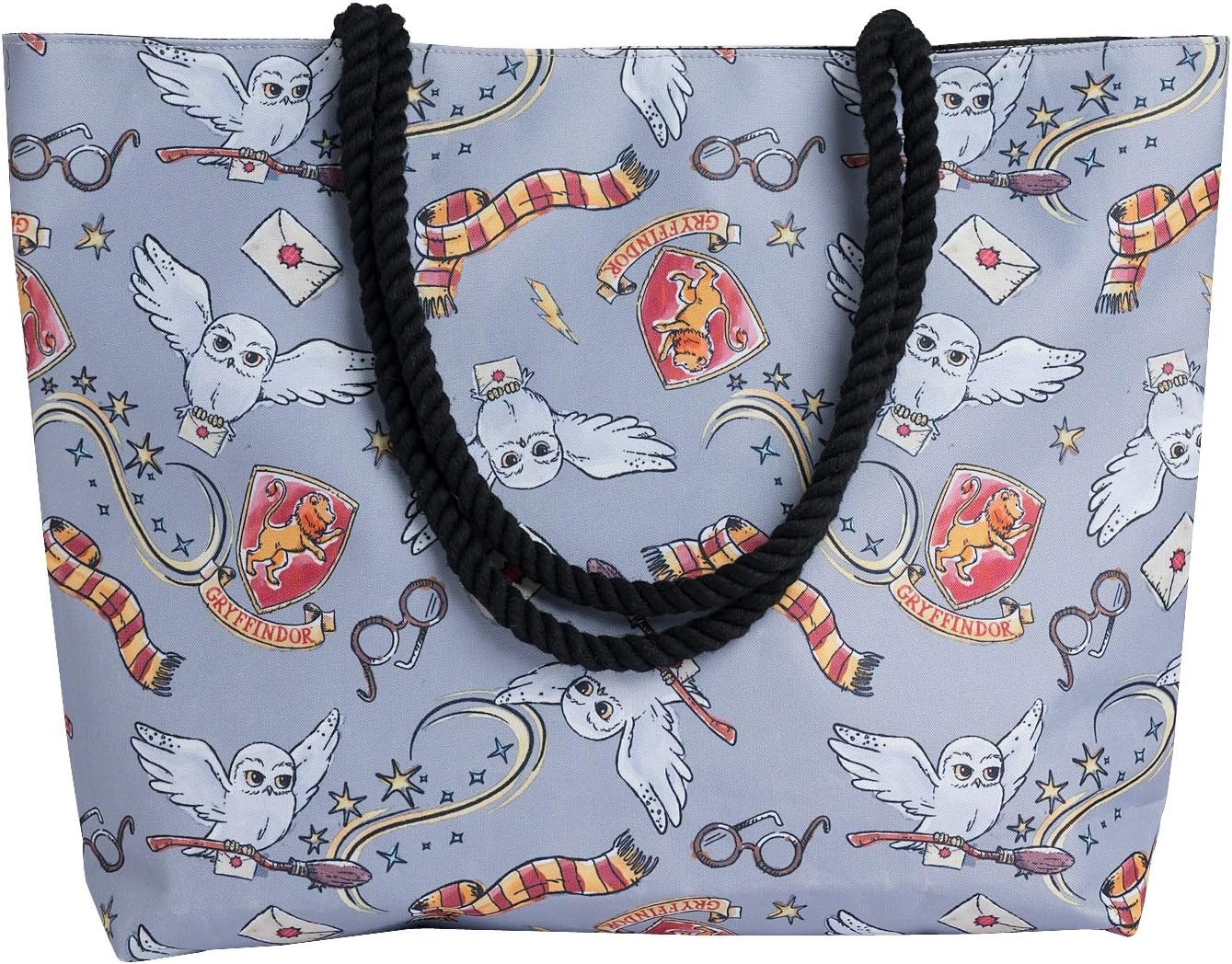 Tote Travel Bag Gryffindor Hedwig All Over Print Grey