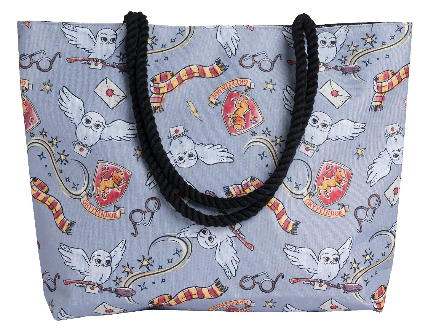 Tote Travel Bag Gryffindor Hedwig All Over Print Grey