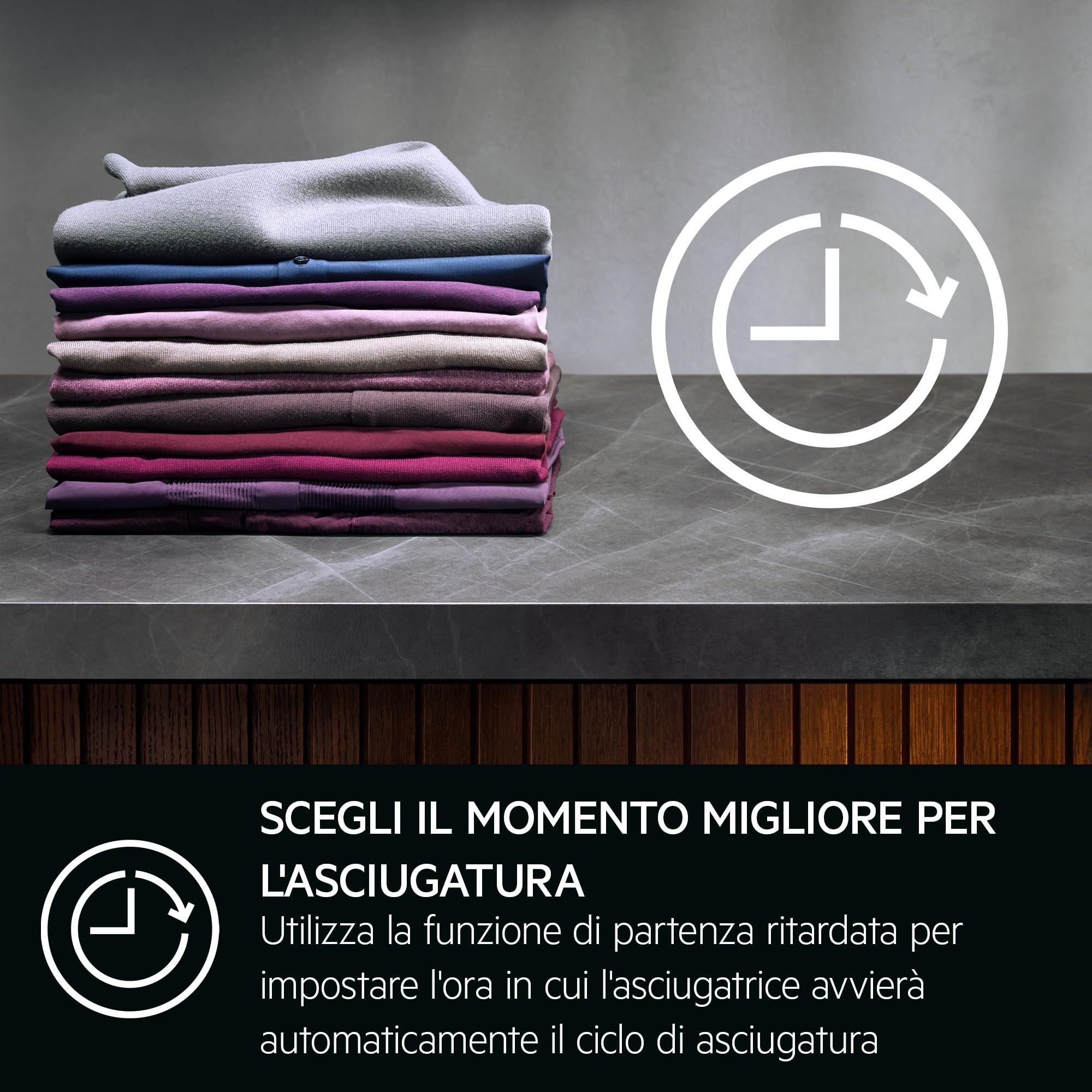 AEG TR7HE9C Asciugatrice a Pompa di Calore, 9 kg, Serie 7000, Tecnologia SensiDry, Classe C, MixDry per Cotoni e Sintetici, Tecnologia PreciseDry per Risparmio Energia, 64 dB, 850x596x636 mm
