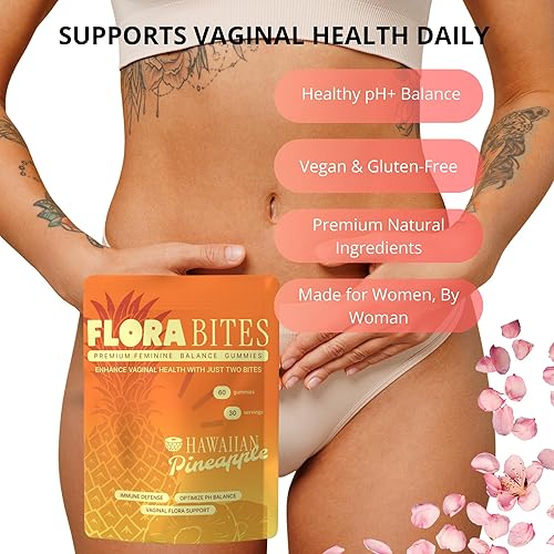 Miniatura 2 de Gomitas prémium de equilibrio femenino - Equilibrio de pH y apoyo a la infección por levaduras - Salud y bienestar de la mujer - Veganas y sin