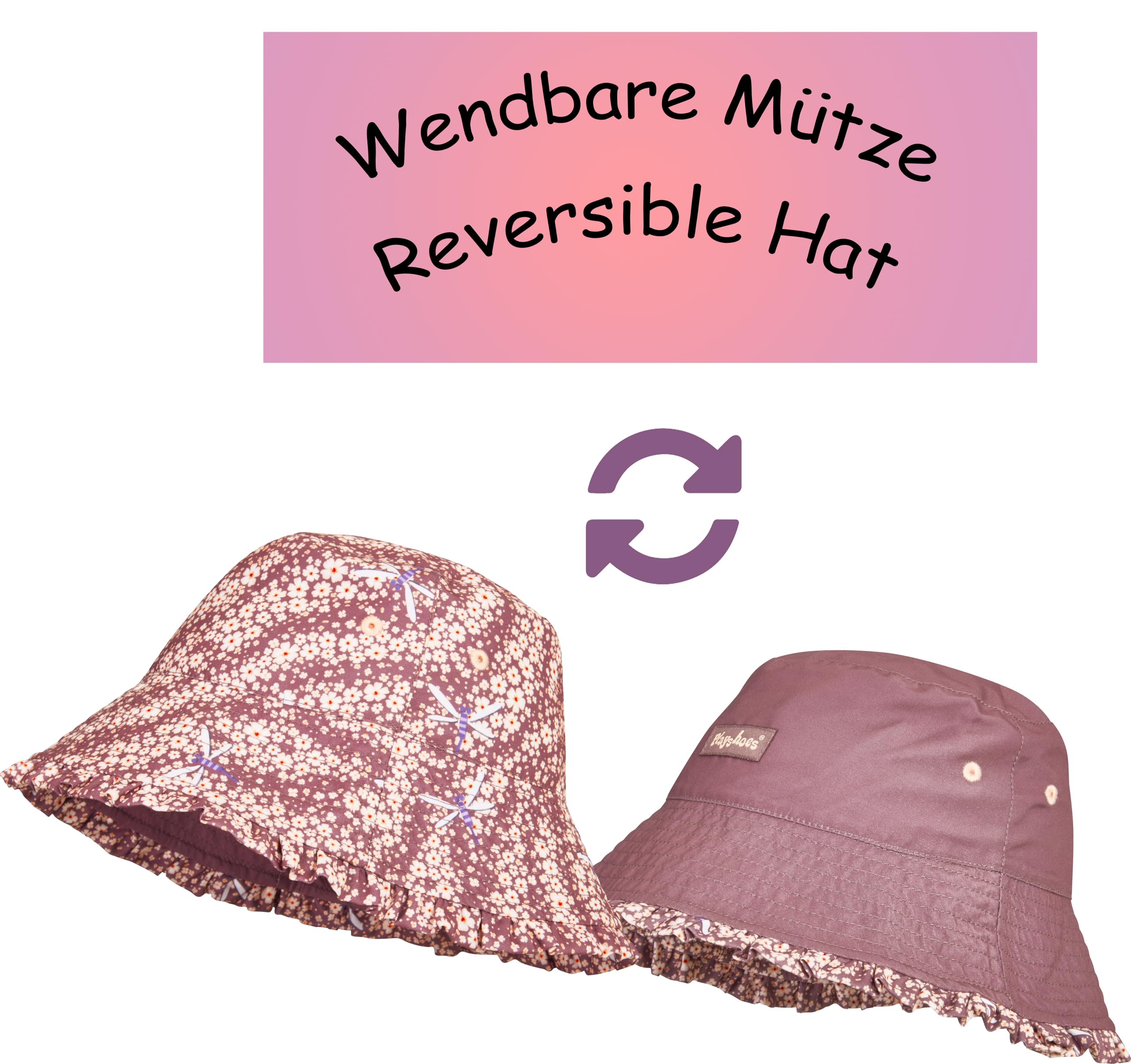 Playshoes - Wendehut, Cappello da Sole Unisex - Bambini e Ragazzi