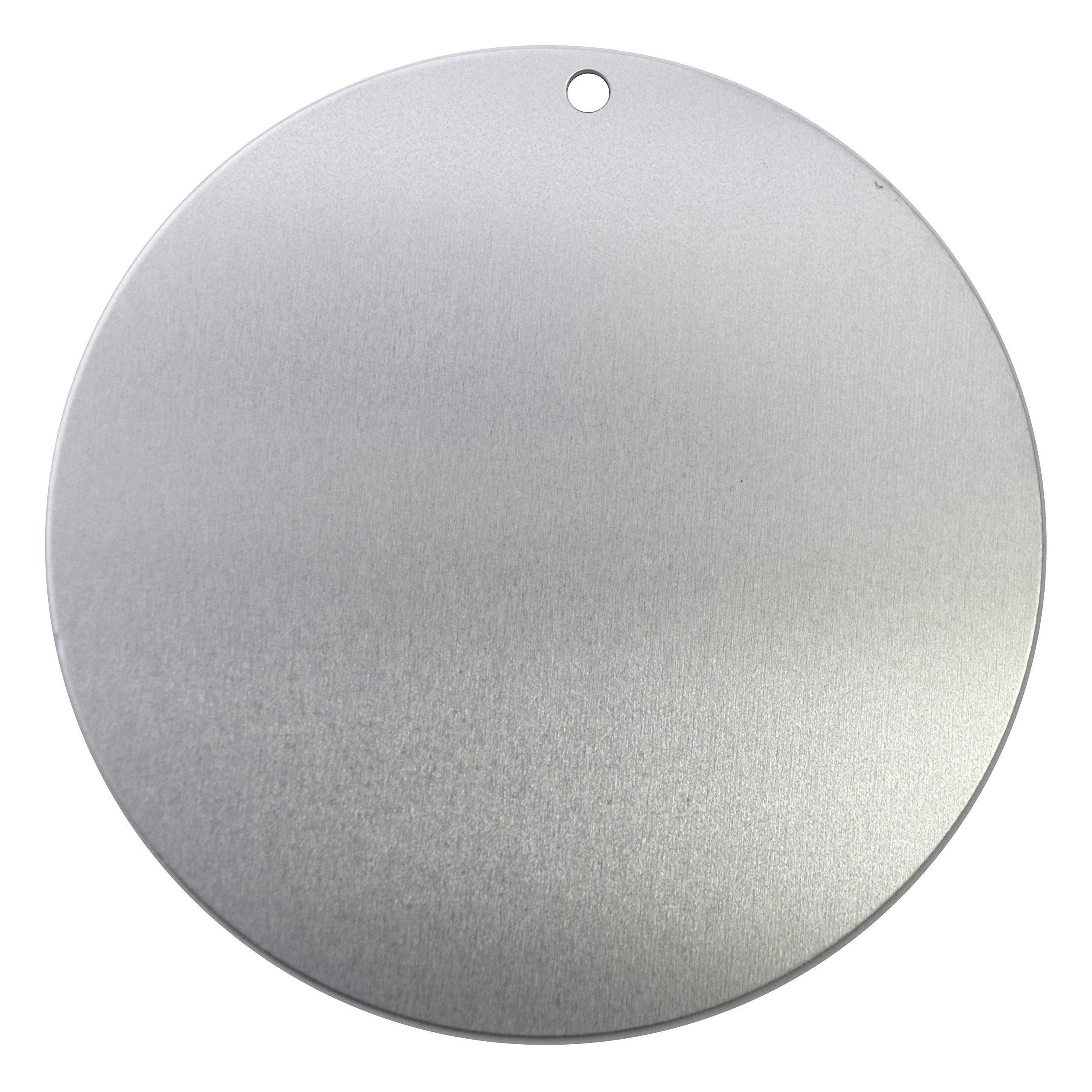 RMP Stamping Blanks, 2 7/8 in. Round W/hole, Aluminum .063 in. (14 Ga.) - 6 Pack