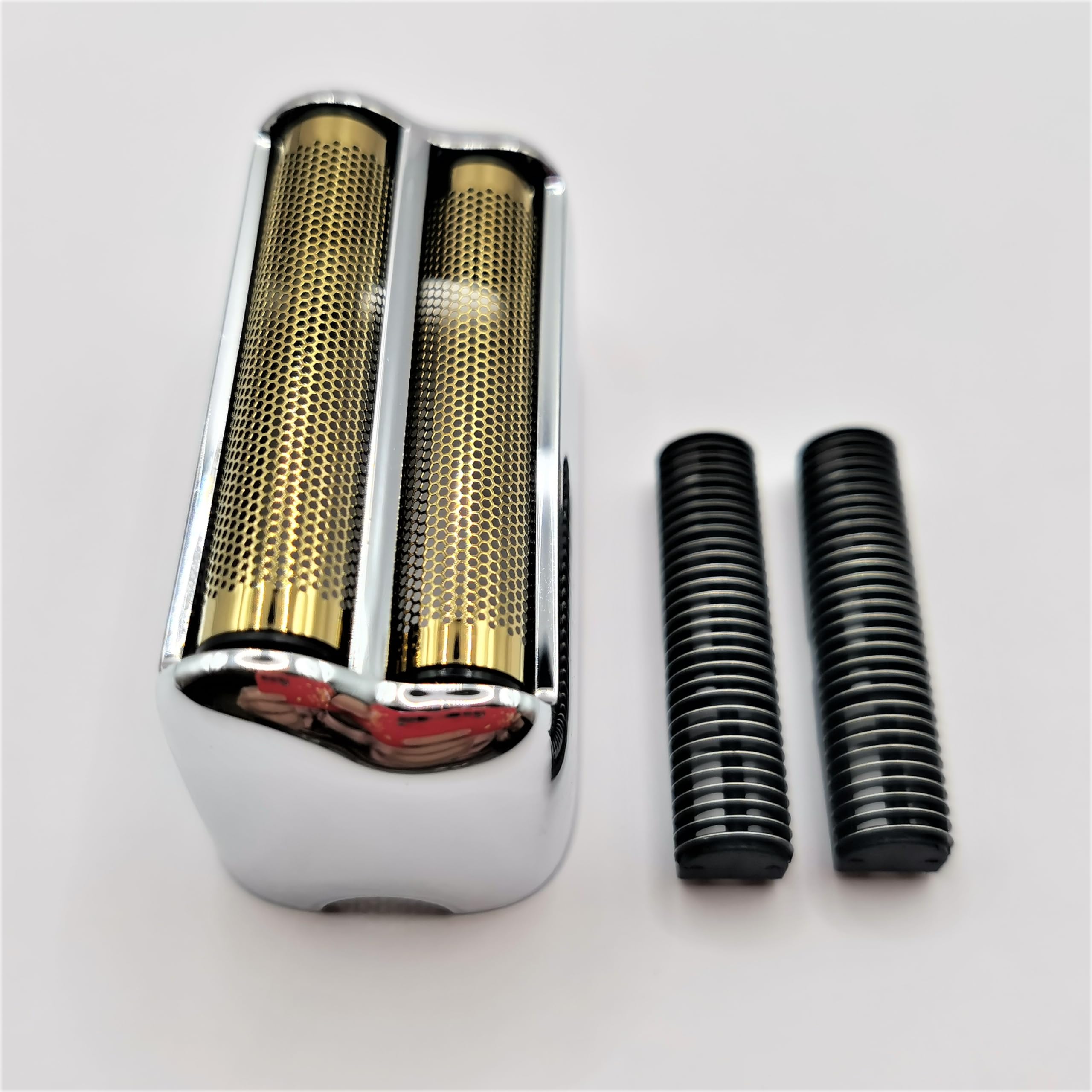 SCUKKBG 1X Foil & 2X Blades Cutter Replacement For FoilFX02#FXRF2G FXFS2G FXRF2 Razor Shaver Silver