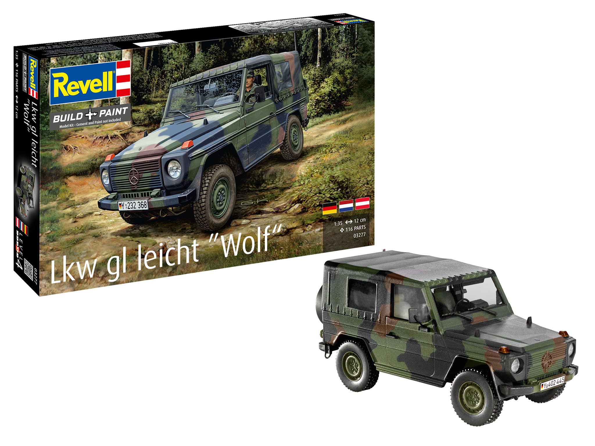Revell-Model Kit-LKW GL Wolf