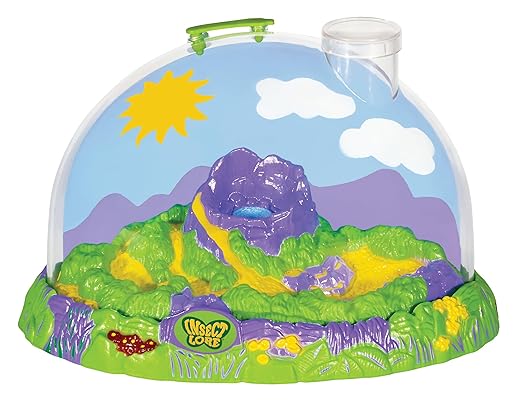 Insect Lore Ladybug Land – Live Ladybug Growing Kit with Pre-Paid Voucher for 10-15 USA Grown Larvae | STEM Educational Insect Habitat for Kids | Observe, Raise & Release Ladybugs
