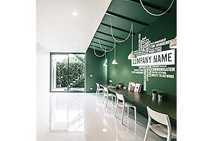Custom Business Name Vinyl Wall Sticker - Transform Your Workspace