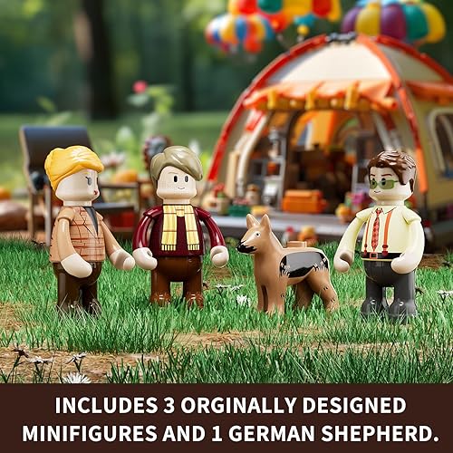 Miniatura 3 de Funwhole Lookout - Juego de ladrillos de construcción de iluminación de campamento, torre de observación salvaje retro, para campamento, coche y