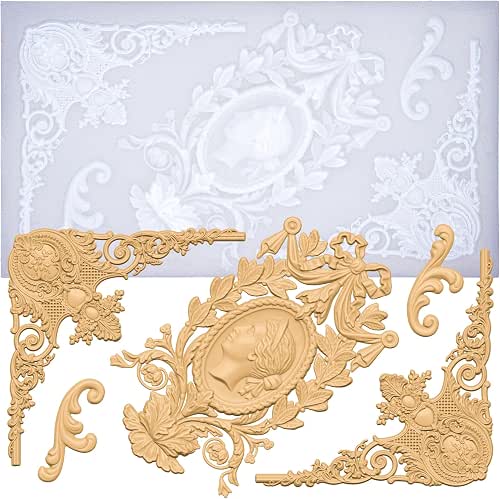 Art Molds for Polyclay Air Dry Clay Plaster Epoxy Resin