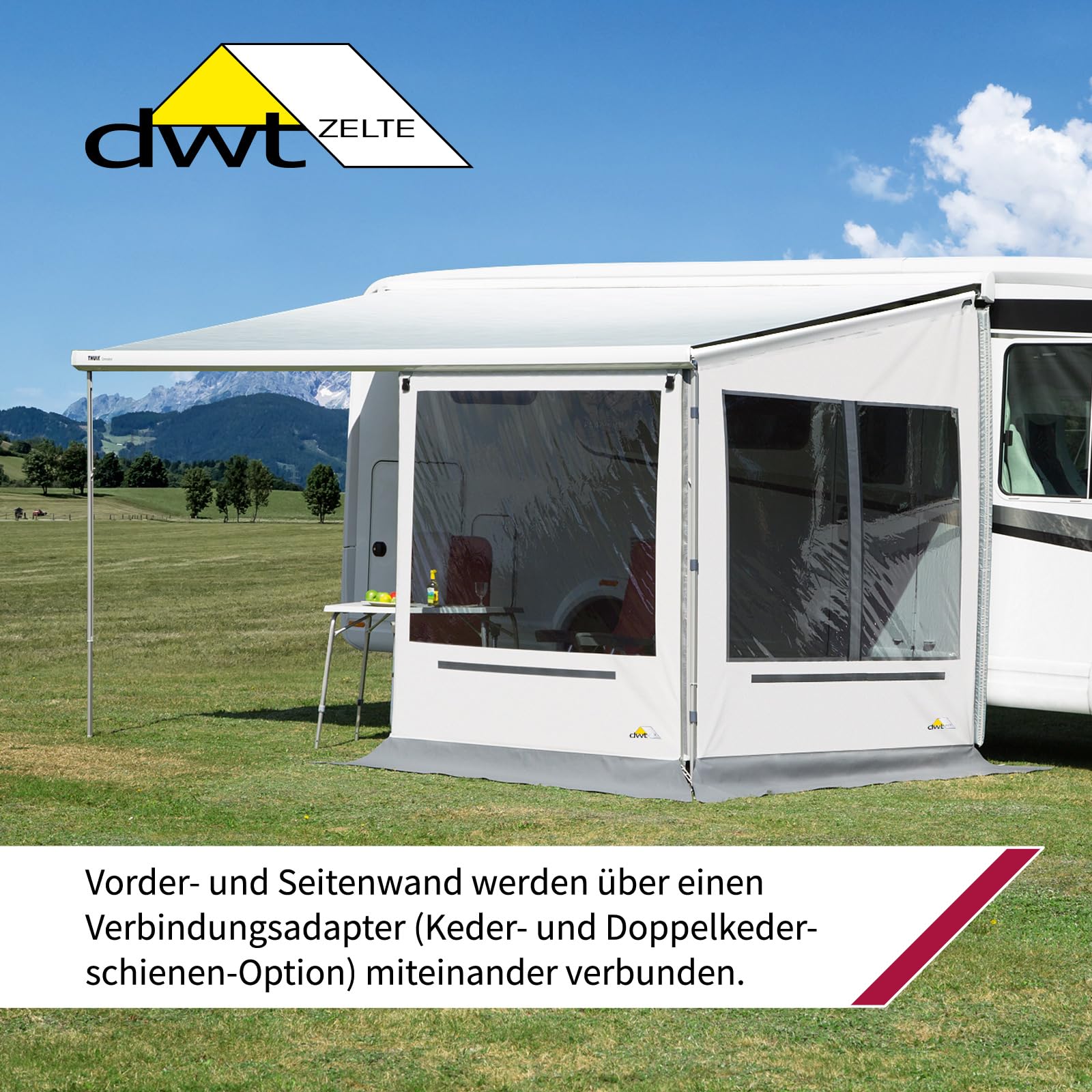 Markisenwandteil Rain Outside Thule/Omnistor (Serie 5,6,8,9);Fiamma F45,F80