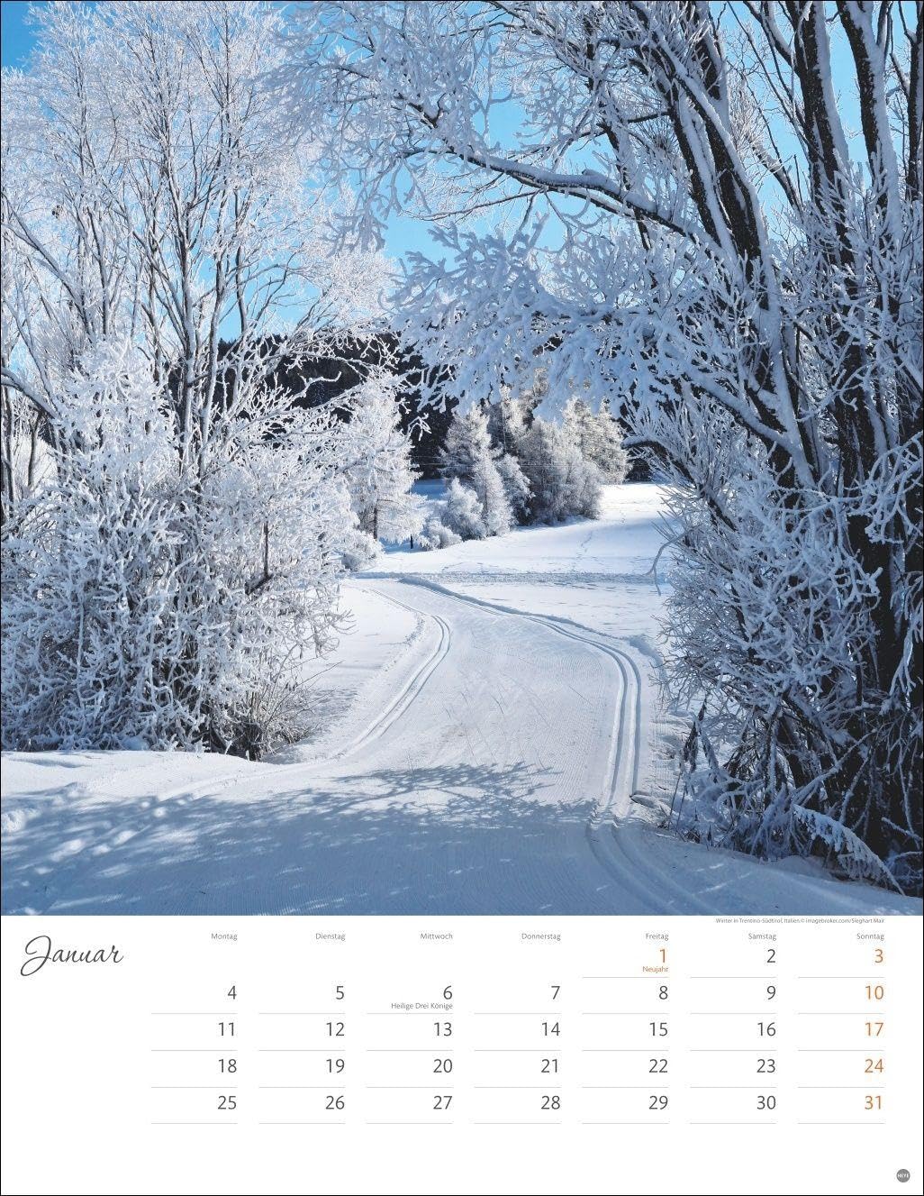 Wege zum Träumen Posterkalender 2027: Die Schönheit unberührter Natur in einem großen Wandkalender. Foto-Kalender für Naturfreunde. Format 34 x 44 cm