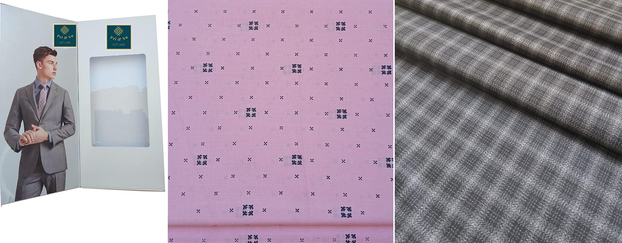 Pri & Su CottLinns Combo of Cotton Shirt 200016 & Trouser 90085-picture-28