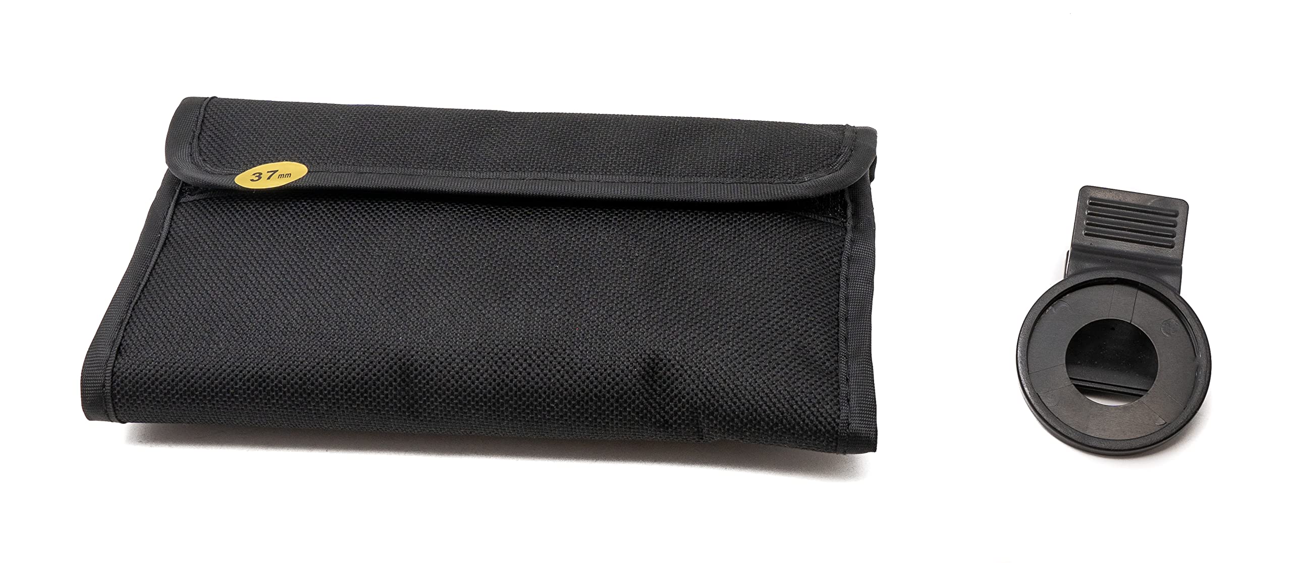 SYSTEM-S Farbfilter Set 37 mm 6 Stück mit Übergang Farbe Kit mit Clip Tasche in Schwarz