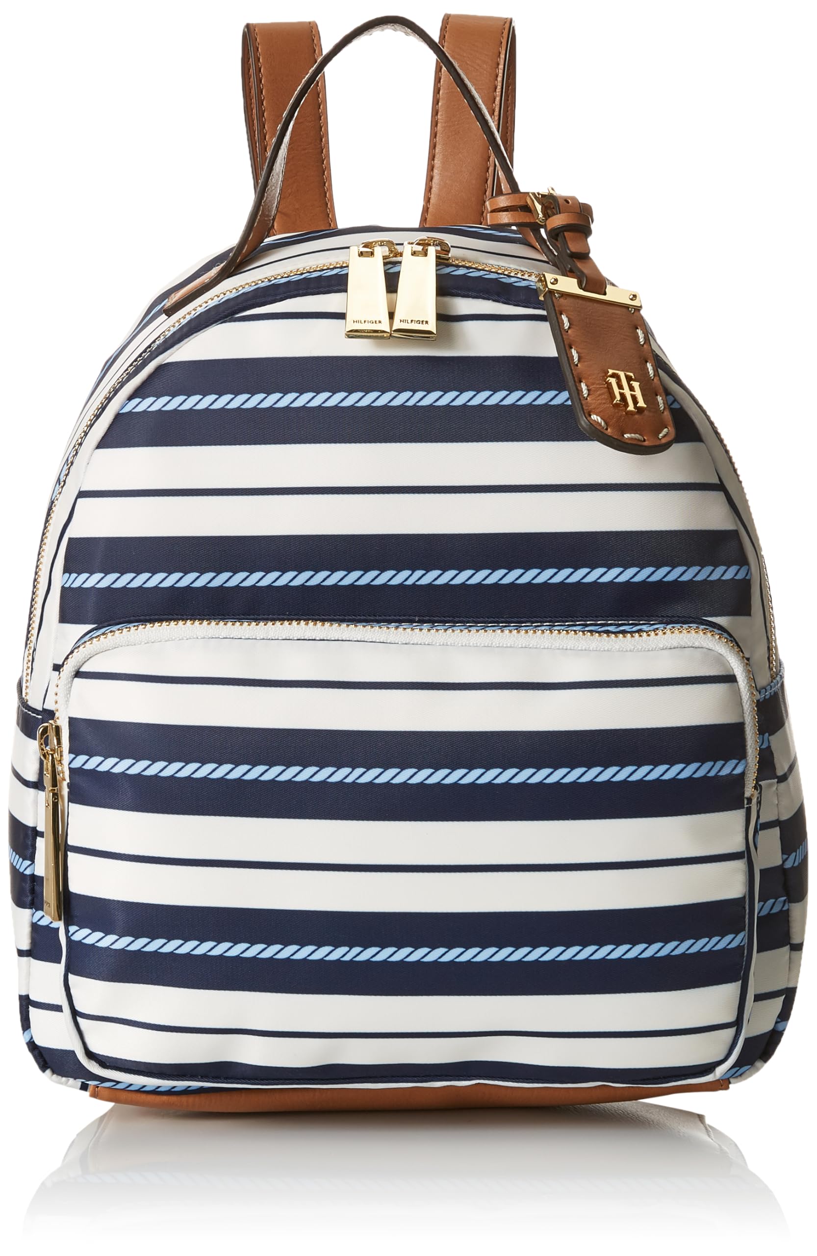 Tommy Hilfger Women’s Julia Backpack, NAVY/WHITE GREIGE/ROMATIC BLUE