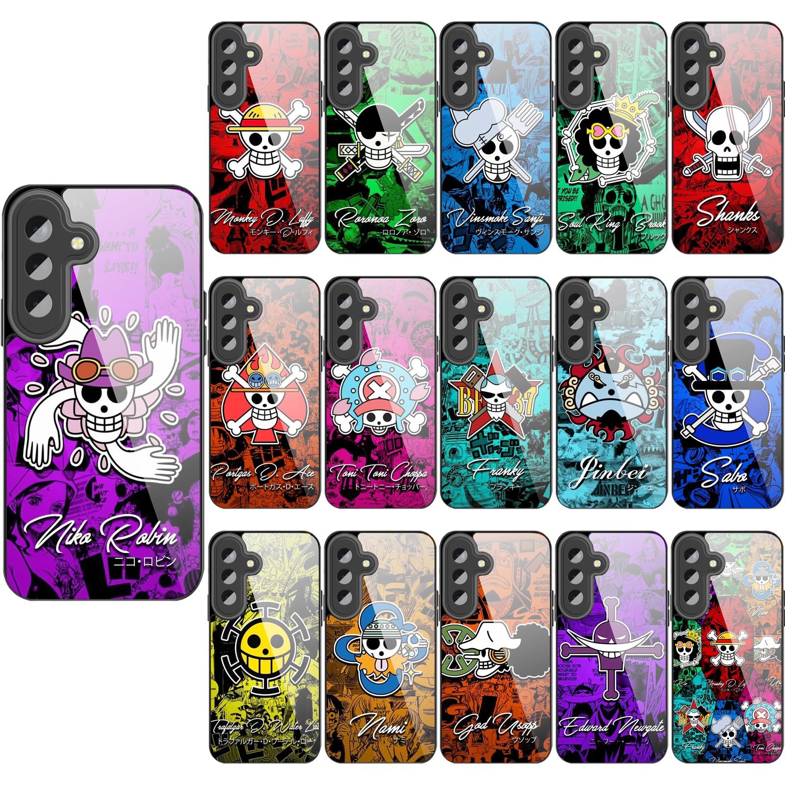 Amazon.co.jp: ワンピース スマホケース galaxys24ギャラクシー 携帯