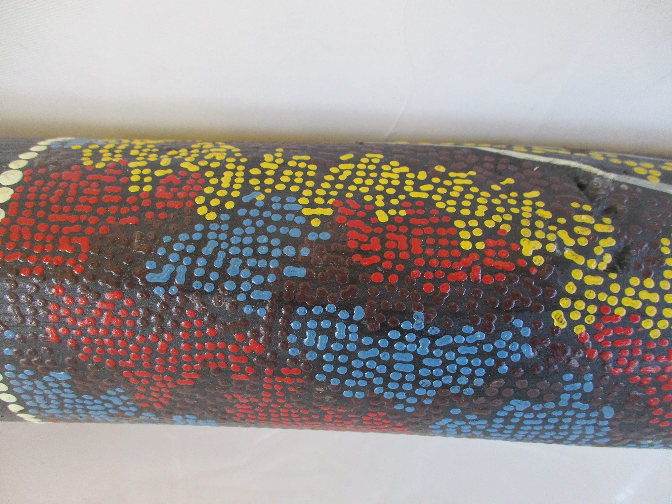 Didgeridoo digeridù Strumento a fiato aborigeni australiani NON SINTETICO BAMBU