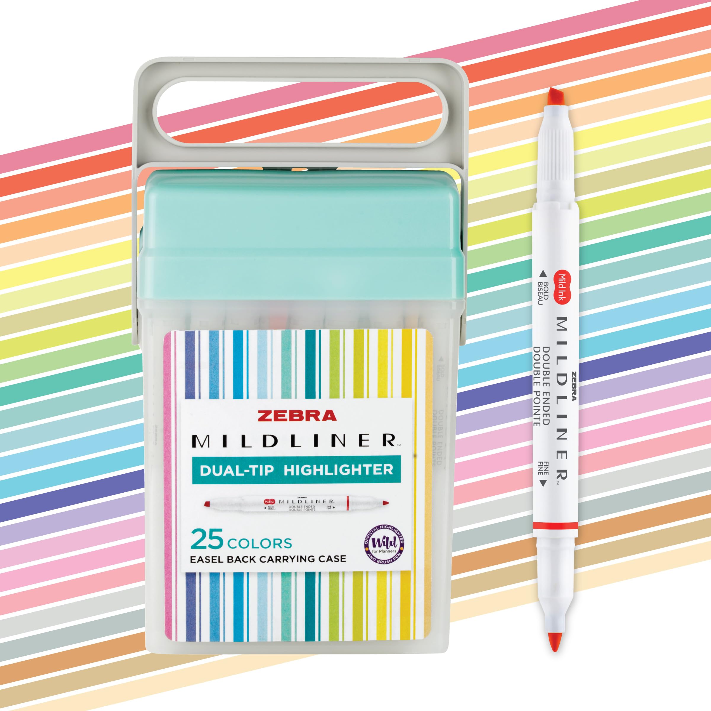 Amazon.co.jp: Zebra Pen マイルドライナー 両端蛍光ペンセット 太くて