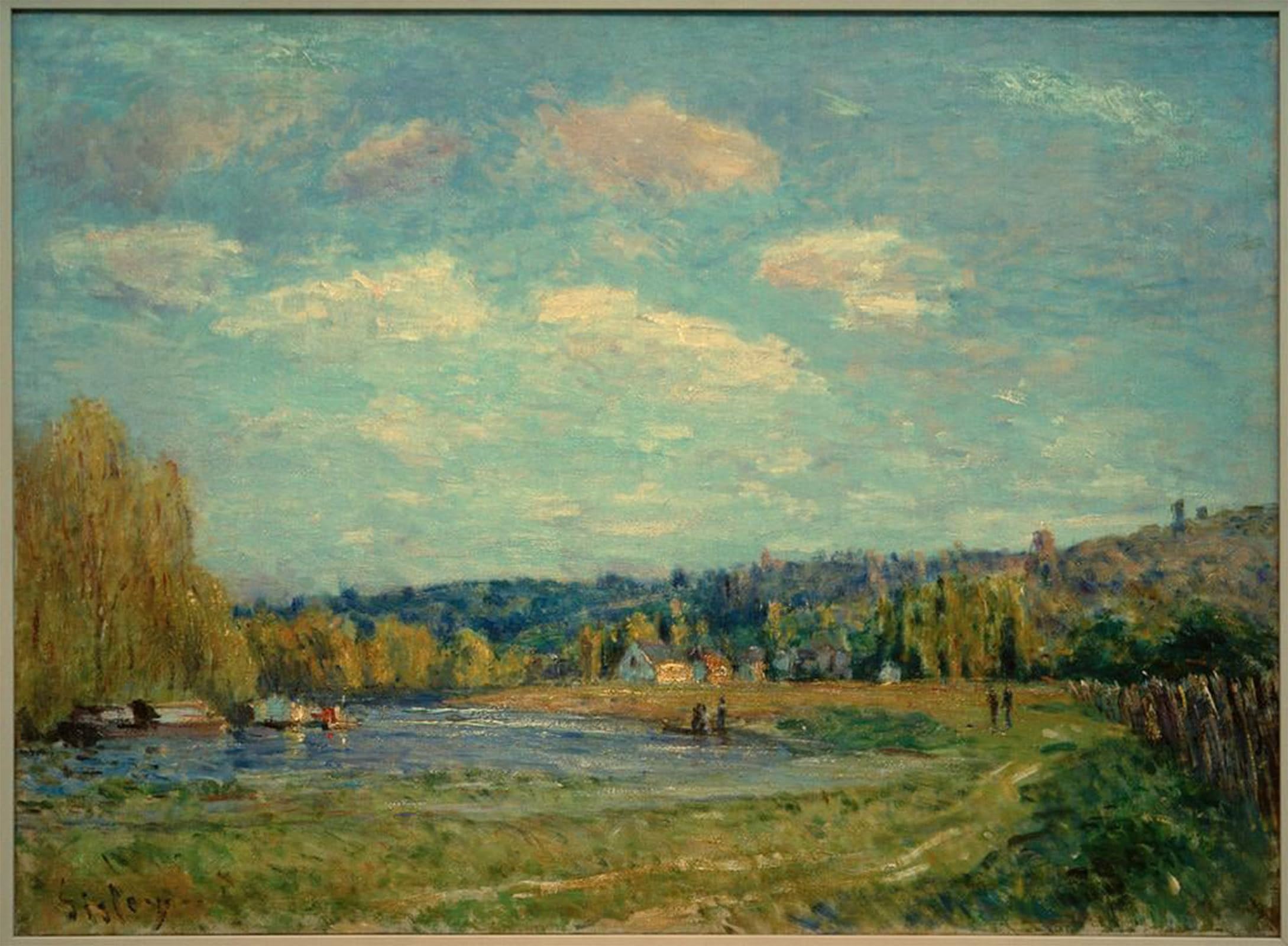 Peinture d'art d'affiche Sisley pour mur vide 60x90cm - 5