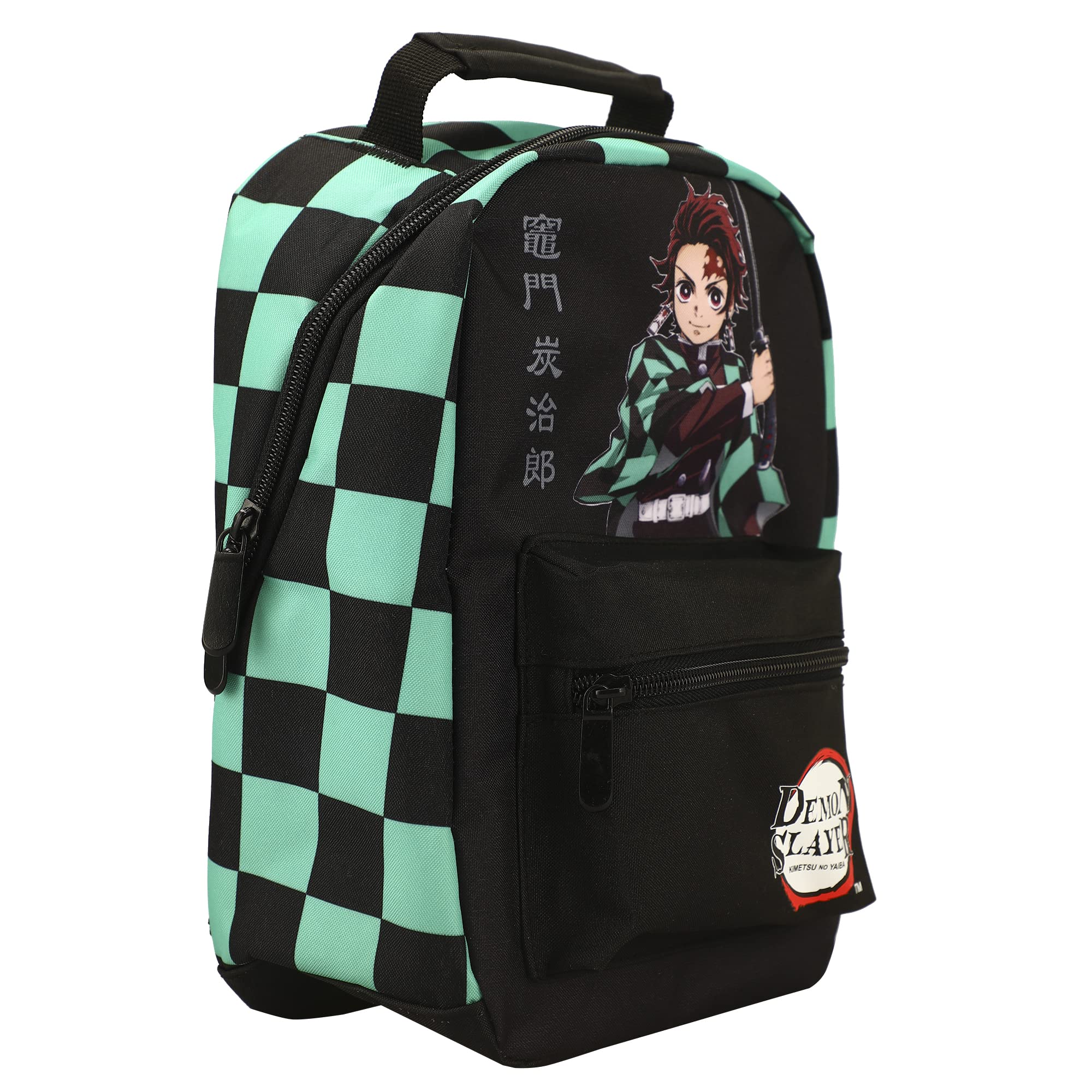 Bioworld Demon Slayer Kimetsu No Yaiba Tanjiro Backpack Checkered Anime‎ School Amazon.com: Roffatide Anime Kamado Tanjirou Backpack Black  main image 2