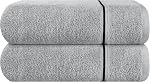 MyOwn Ultra Doucement 6 Ensemble de serviettes en coton, contient 2 Serviettes de bain 28x55 de pouce, 2 Serviettes à main 16x24 de pouce & 2 Laver les selles 12x12 inch, Idéal Utilisation quotidienne, Compact & Léger - Vert olive