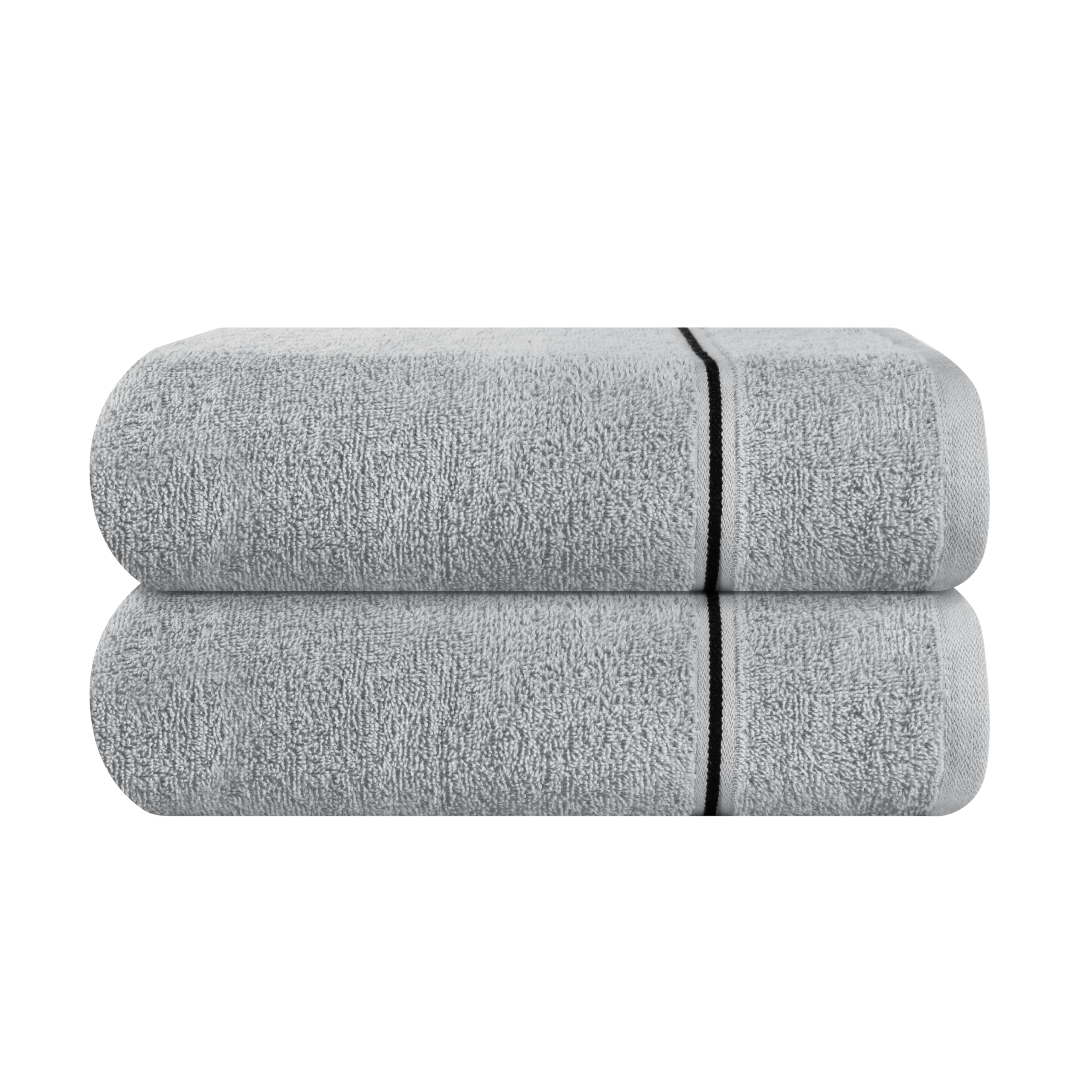 MyOwn Cotton 2 Pack Oversized Bath Towel Set 28x55 inches, Large Bath Towels, Ultra Absorbant Compact Quickdry & Lightweight Towel, Ideal for Gym
