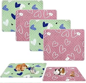 Guinea Pig Cage Liners, Guinea Pig Bedding Super Absorbent, Washable