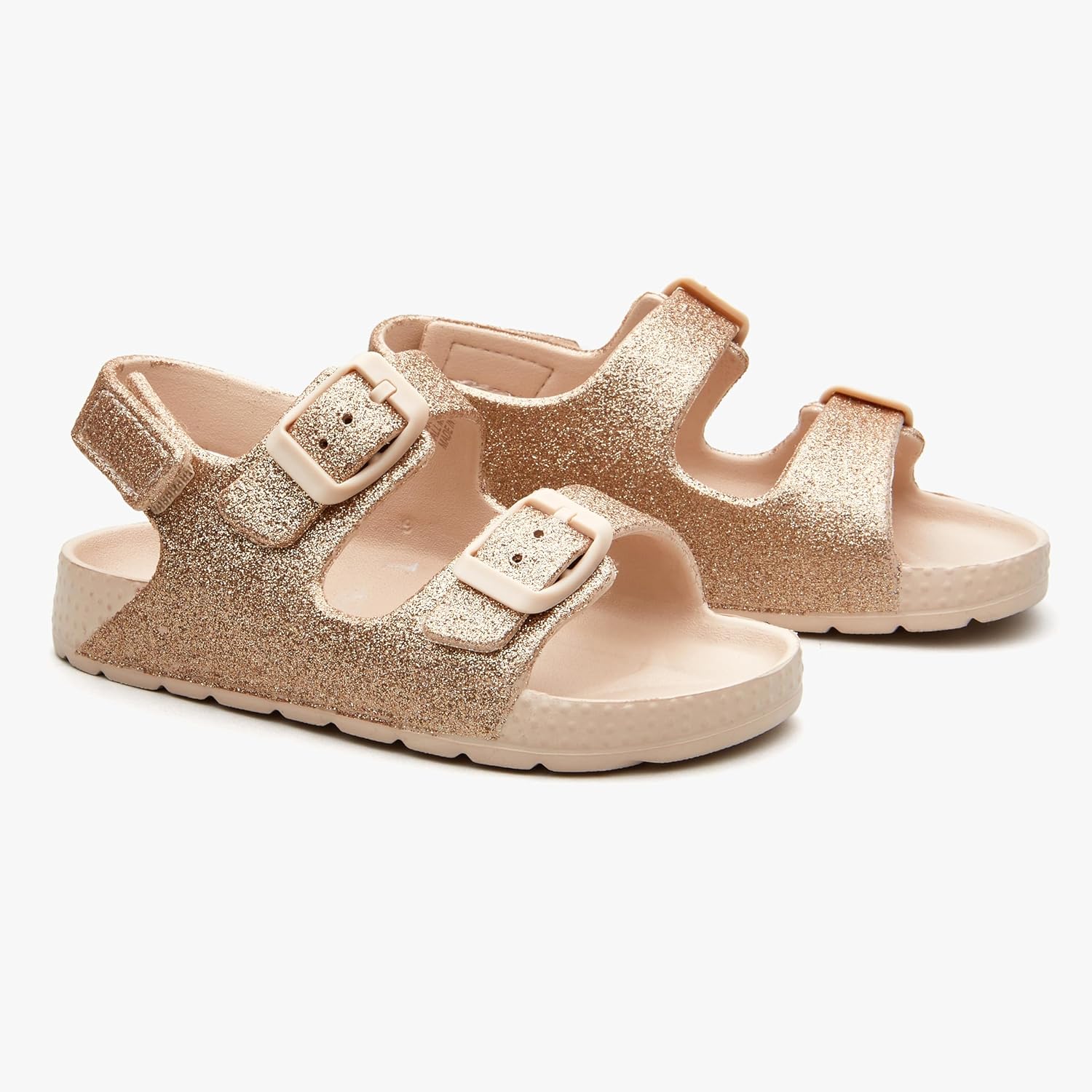 EasyStar Boys and Girls Lightweight Dual-Adjustable Sandal Buckles With Hook and Loop Heel Closure - Image 3