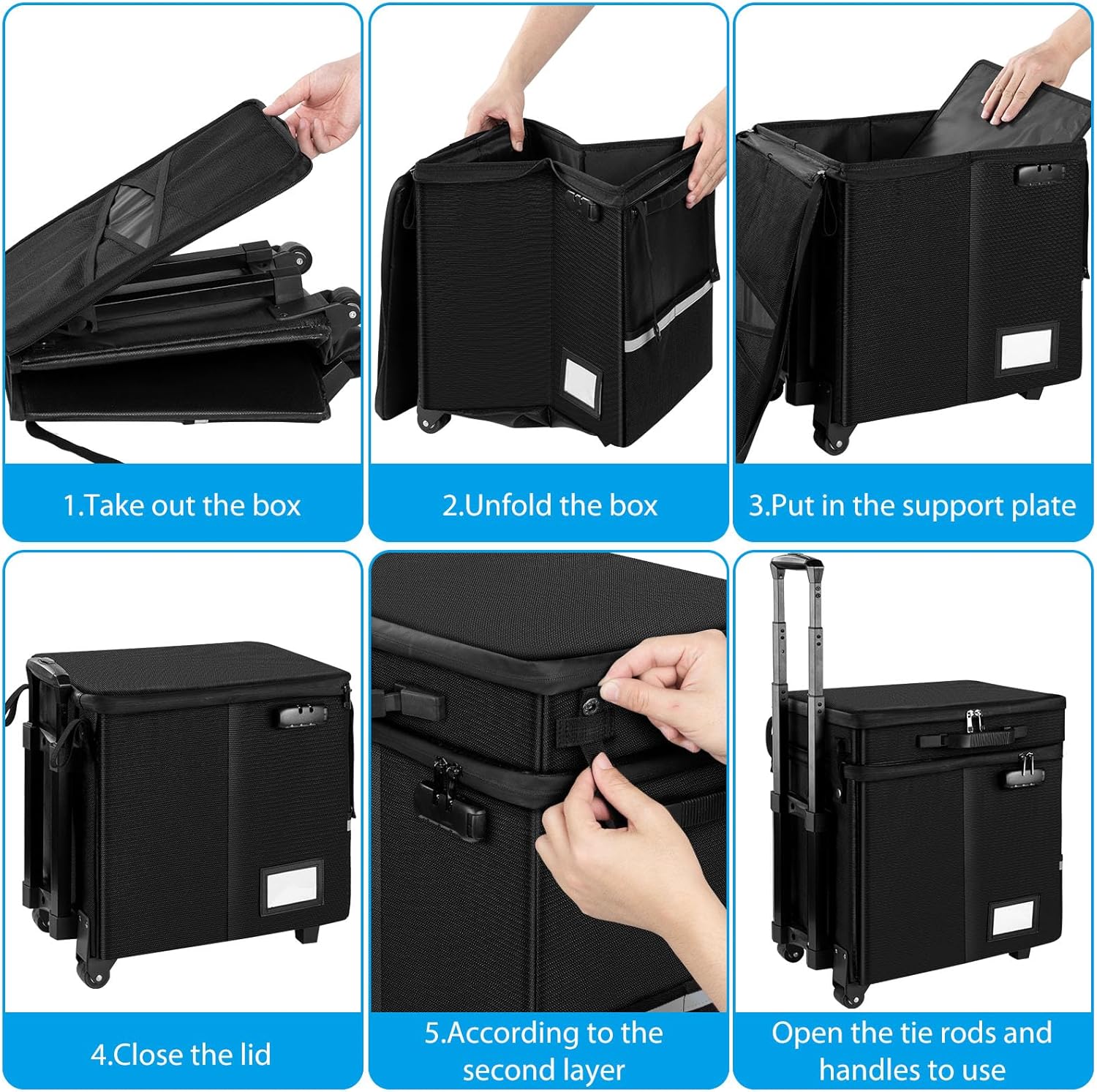 Caja De Almacenamiento De Documentos Ignífuga Engpow Con Cerradura - Venta Internacional Mkp 75801089n3215