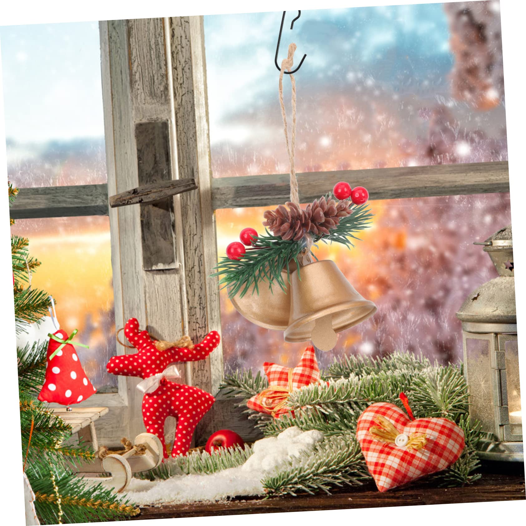 Amosfun 4 Ensembles Crochets pour Sapin De Noël Crochets pour Décorations De Sapin De Noël Boules De Ornements Boules De Supports De De en Vrac s 120 pièces * 4
