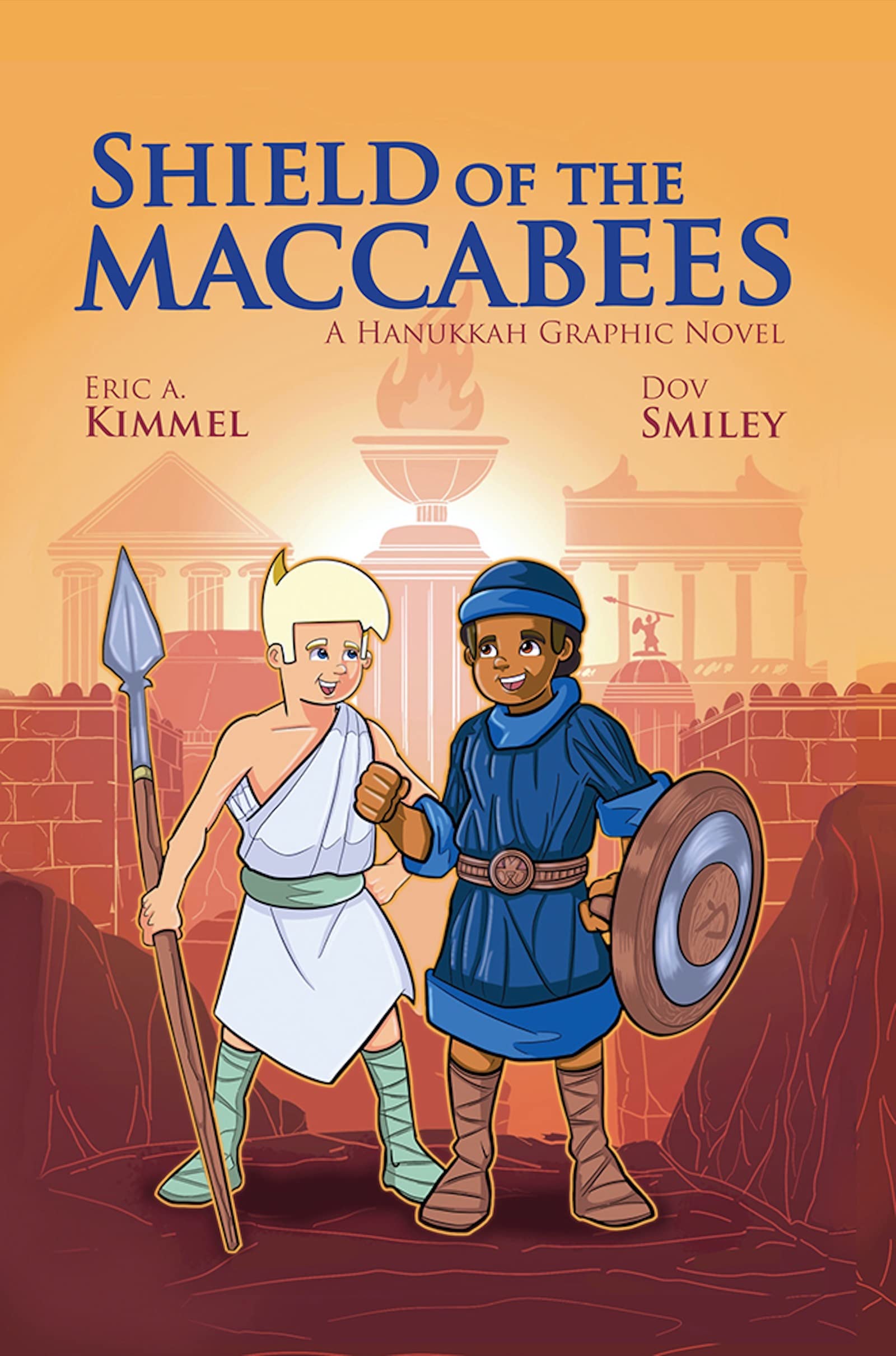 Eric Kimmel - Shield of the Maccabees - Hanukkah Graphic Novel - Hardcover Book