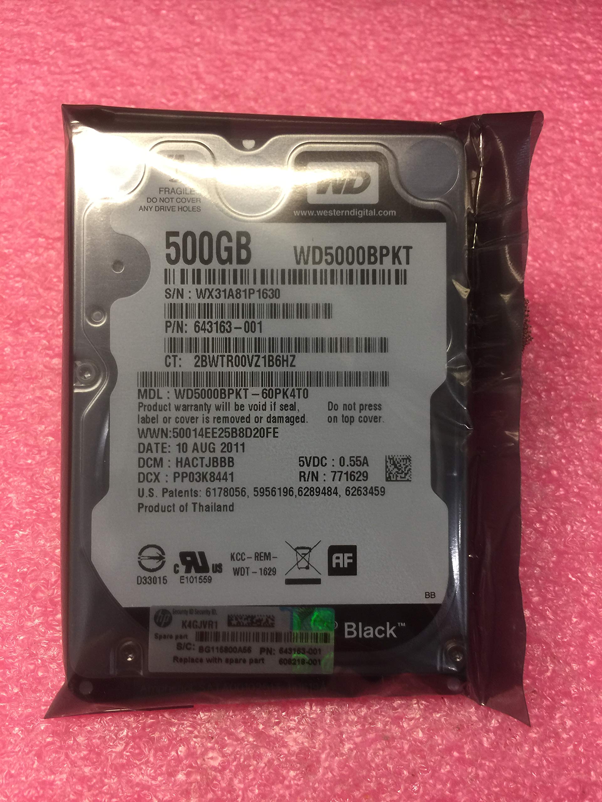 Amazon | HP Inc. HDD SATA 500GB - 7200 RPM | HP | 内蔵