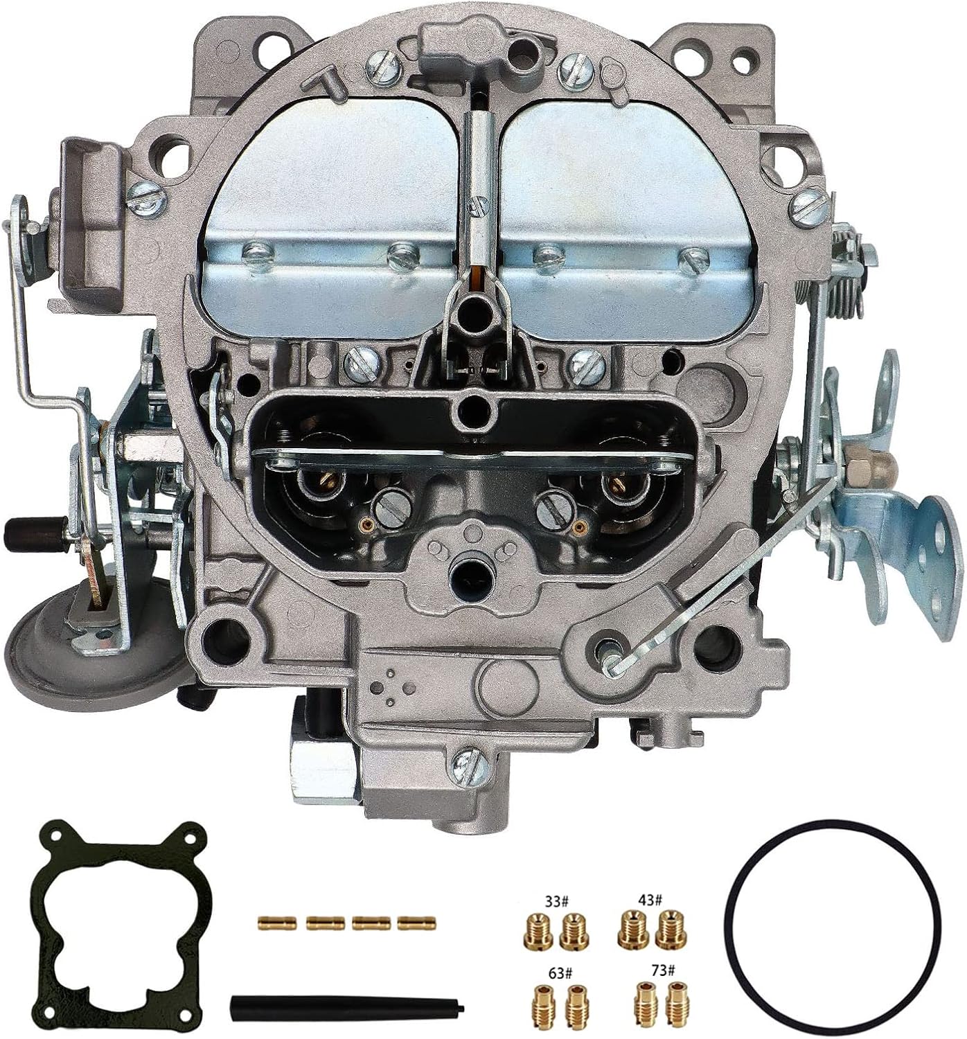 Gеt Dіѕсоunt оƒƒеr 4 Barrels Carburetor Carb ,For Edelbrock 1901R Rochester Quadrajet 4MV Chevy 1966-1973 - Summit Jegs Divorced Choke 1901-GG 4-BBL, Replace for Corvettes 1975-1979 750 CFM Vacuum Secondary Durable Gеt Dіѕсоunt оƒƒеr 4 Barrels Carburetor Carb ,For Edelbrock 1901R Rochester Quadrajet 4MV Chevy 1966-1973 - Summit Jegs Divorced Choke 1901-GG 4-BBL, Replace for Corvettes 1975-1979 750 CFM Vacuum Secondary Durable
