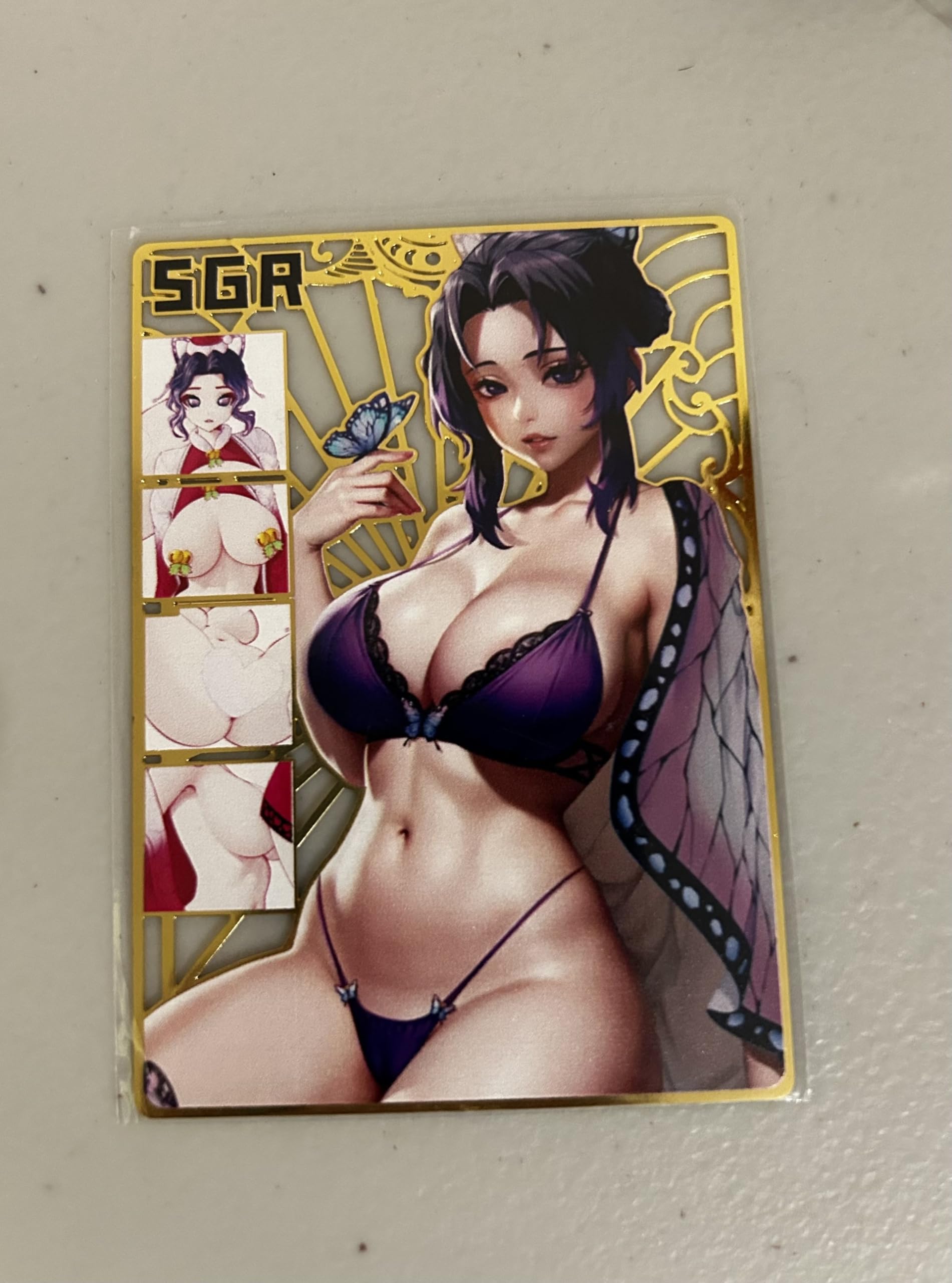 Amazon.co.jp: 胡蝶しのぶ 鬼滅の刃 メタルフィールドセンター 金金属