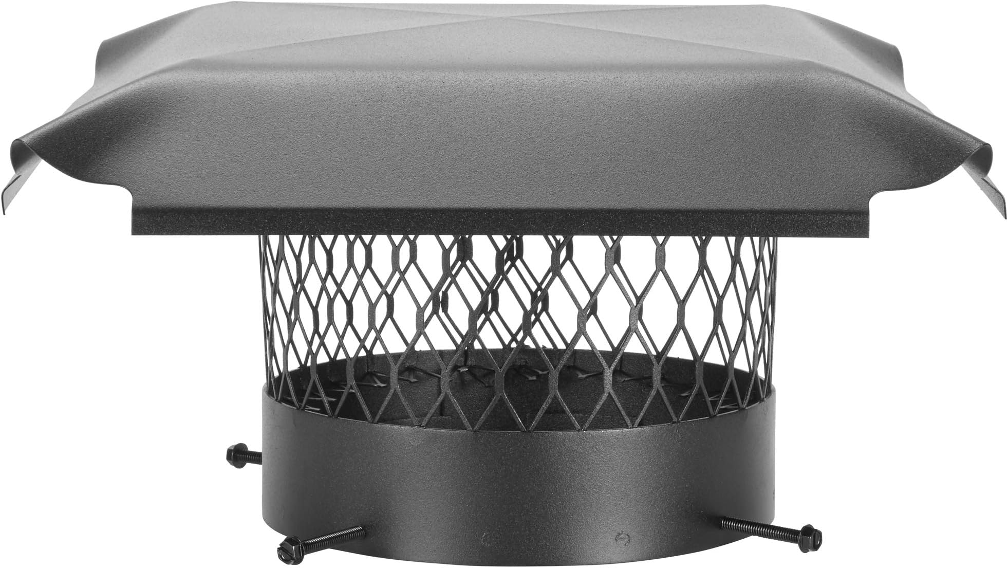 Round Slip-In Chimney Cover - 14-Inch Diameter Galvanized