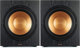 Klipsch SUB-120-BLACK Synergy Black Label Subwoofer Speaker Pair (2020)