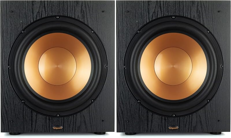 SUB-120-BLACK Synergy Black Label Subwoofer Speaker Pair (2020)