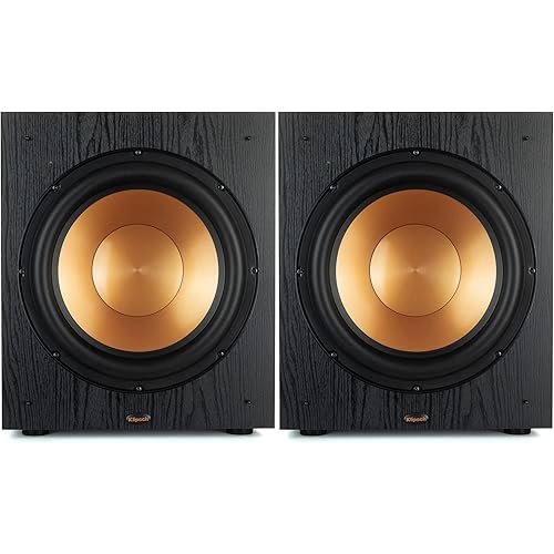 Klipsch SUB-120-BLACK Synergy Black Label Subwoofer Speaker Pair (2020)