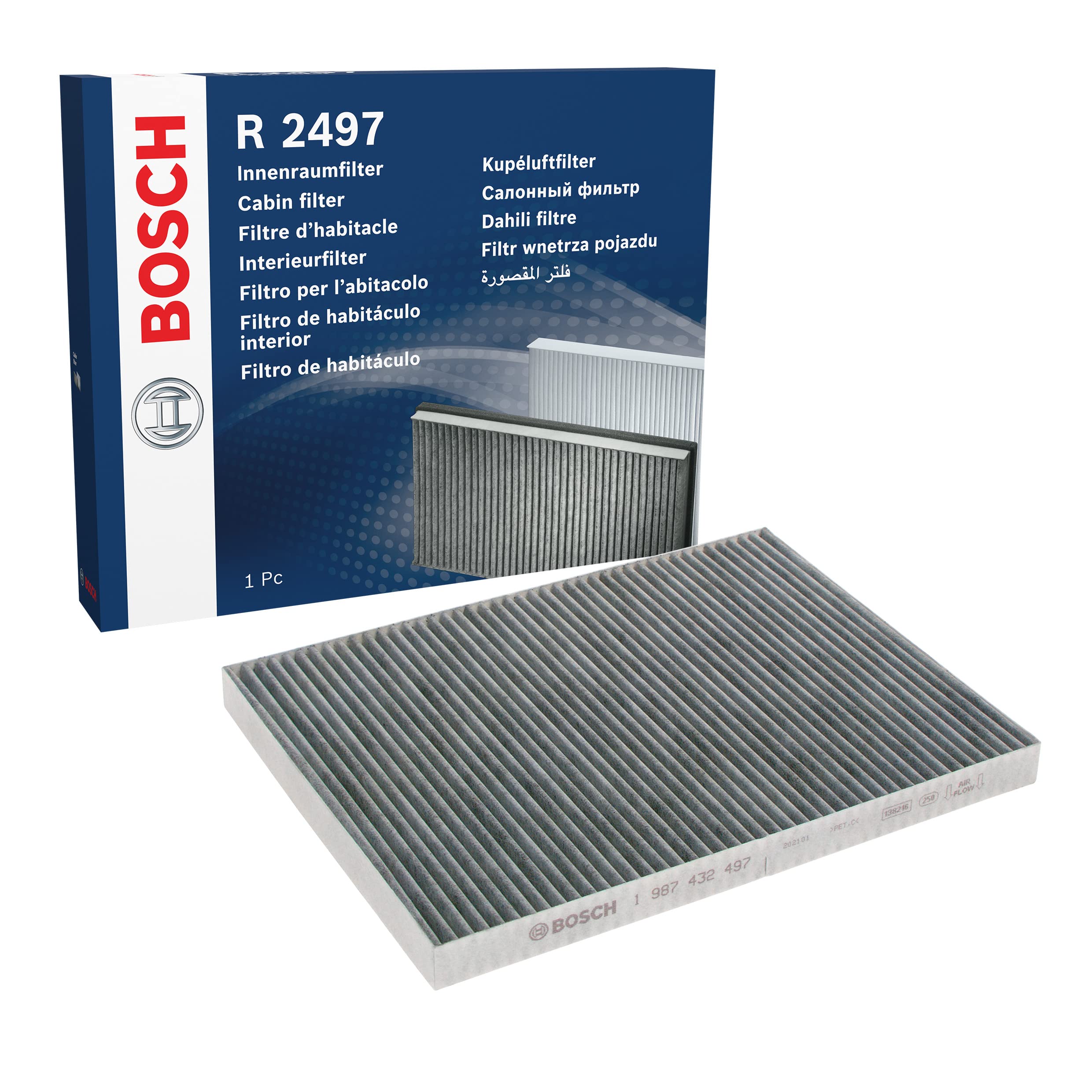 ✅Fits BOSCH 1 987 432 497 CABIN FILTER WEG. ACT.   ⭐UK Seller⭐