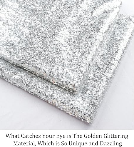 Vista 28 de Pardecor The Yard - Tela de malla con purpurina para coser, paño brillante (2 yardas, borgoña)