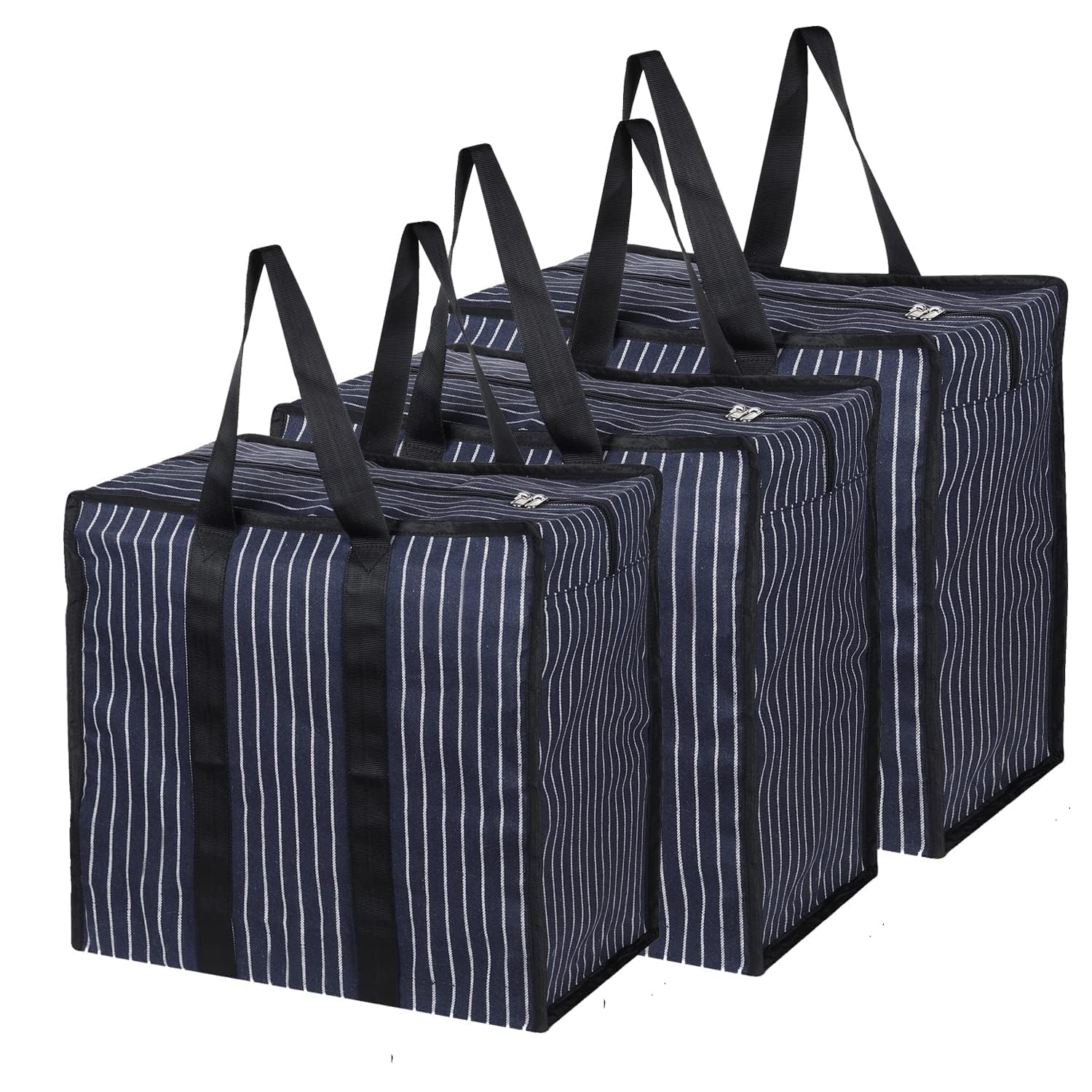 Hand Duffel Bag/Hand Duffel Bag - Combo of 3 Sizes (Large, Medium, Small)- [150L,140L,120L] - Multipurpose Large Big Heavy Duty Storage Organizer for Travelling and Storage Purpose-Black--image-26